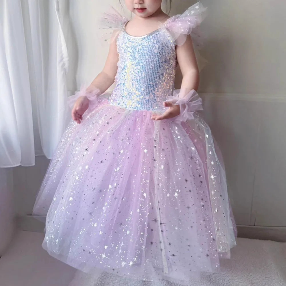 Summer Stage Girl Dress Tutu Ballerine Dance Kids Ballet Leotards Party Baby Dresses Outfit Ballet Girls Clothing Vestidos