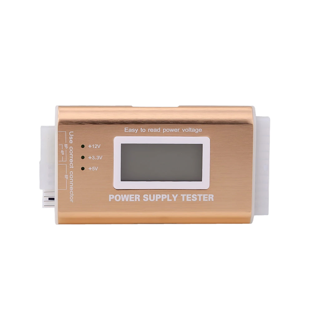 Digital LCD Display Power Supply Tester PC Computer Tester Checker ATX BTX ITX SATA HDD Interface Measuring Diagnostic Test Tool