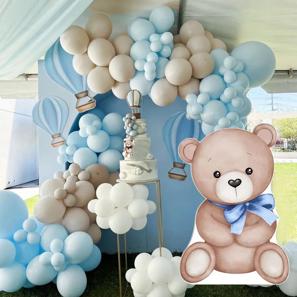 10/5Pcs Metal Silver Gold 4D Round Foil Balloon Mylar Balloons for Birthday Wedding New Year Baby Shower Party Decorations