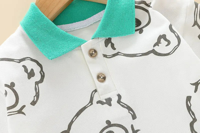 New Summer Baby Clothes Suit Children Boys Girls Cartoon Bear T Shirt Shorts 2Pcs/Set Toddler Casual Clothing Kids Tracksuits
