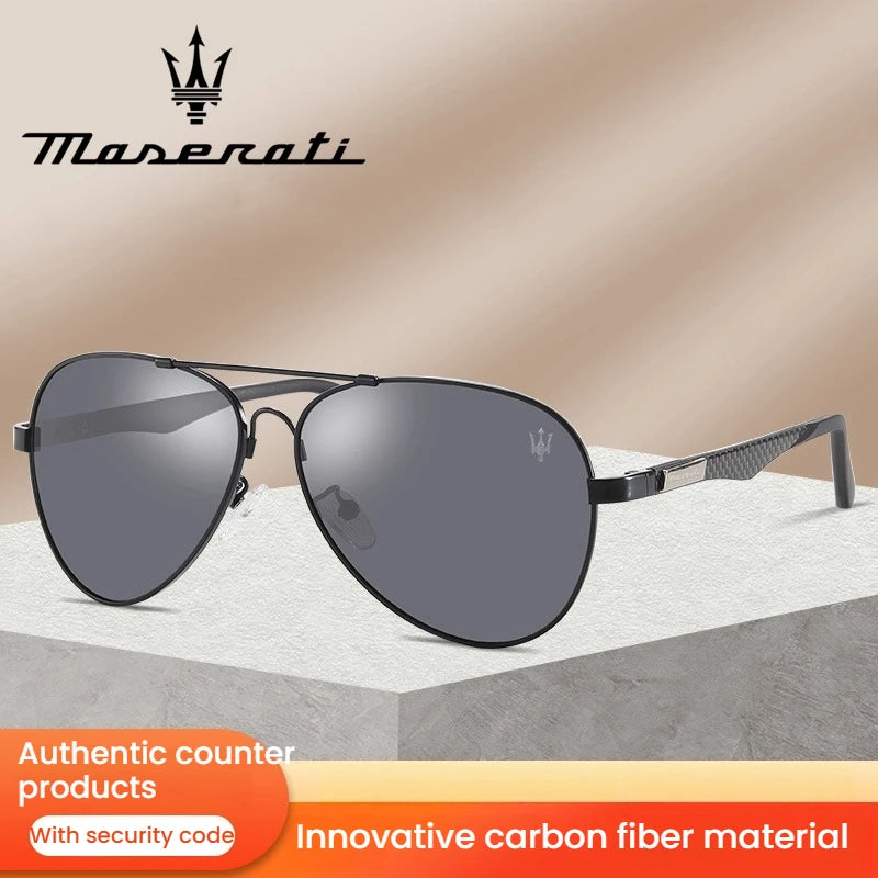 MASERATI Glasses UV400 Luxury Polarized Sunglasses for Men Women Trendy  Driving Glasses High End Fashion Premium Quality
