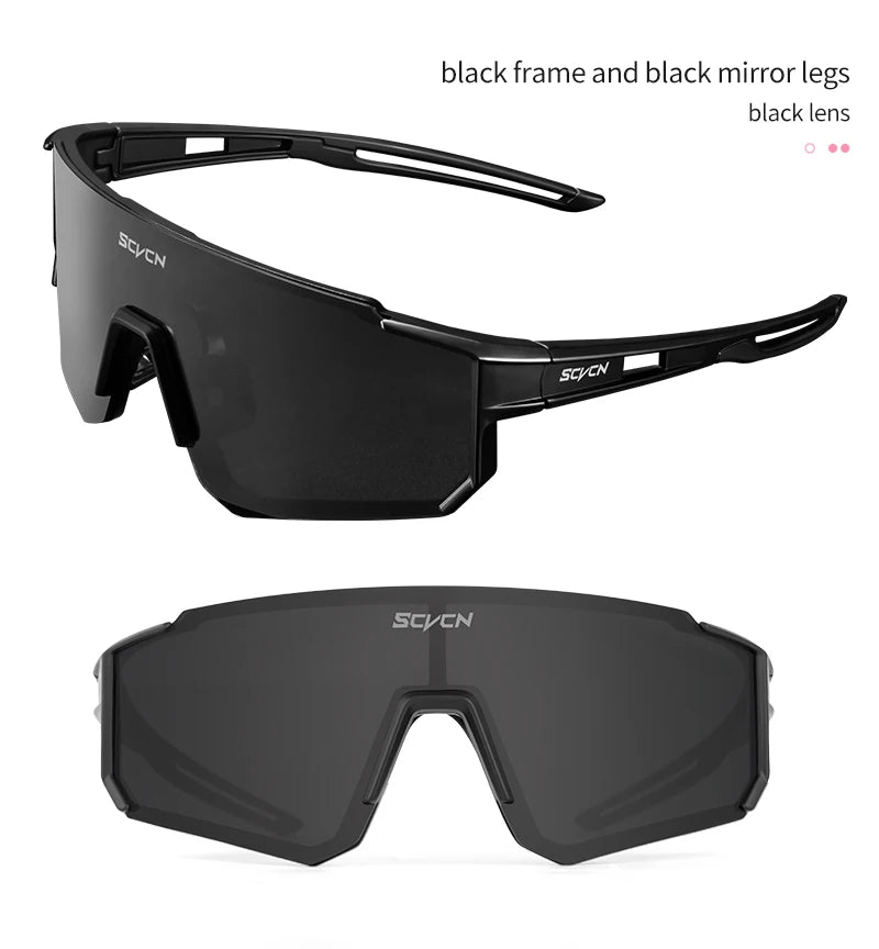 SCVCN Fsshion Sunglasses Street Cycling Glasses Bike Men UV400 Sports MTB Outdoor Bicycle Women Sunglasses Multi Color Riding