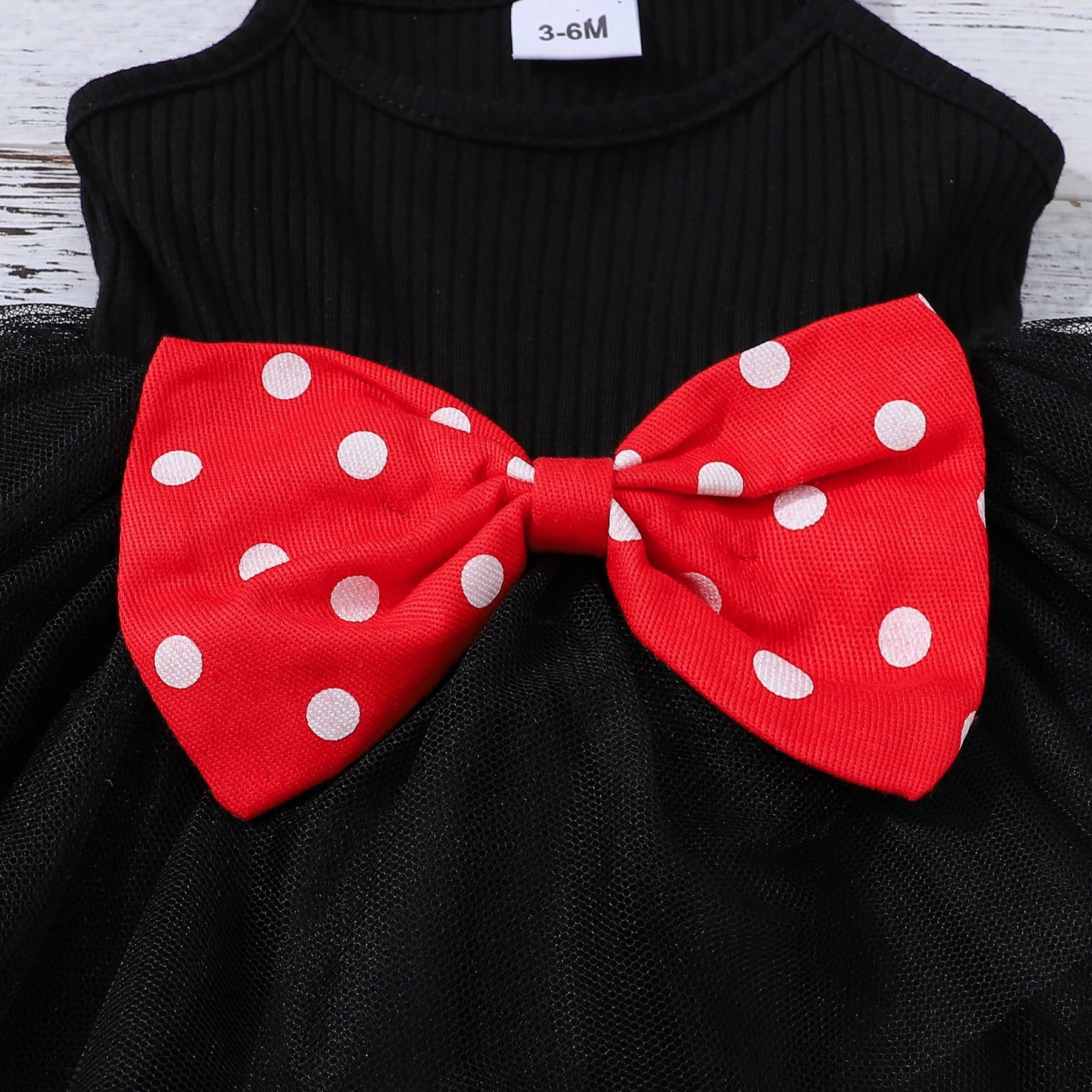 Prowow 3-24M Infant Baby Dresses Polka Dots Coat Jacket+Sleeveless Princess Mesh Dress Newborns Cute Baby Clothes Outfit Sets