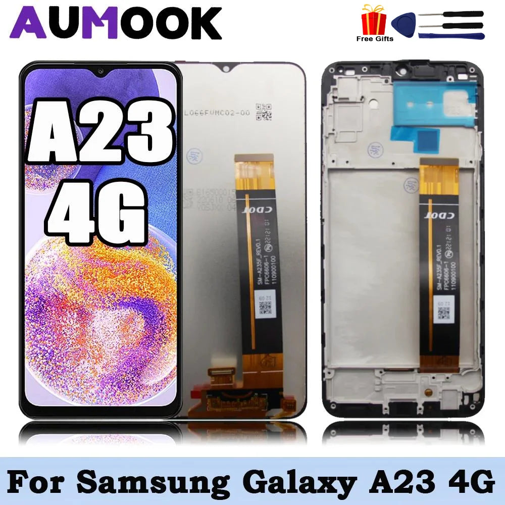 6.6'' For Samsung Galaxy A23 4G LCD Display Touch Screen Digitizer for Samsung A235 A235F A235M A235N SM-A235F/DS LCD Assembly