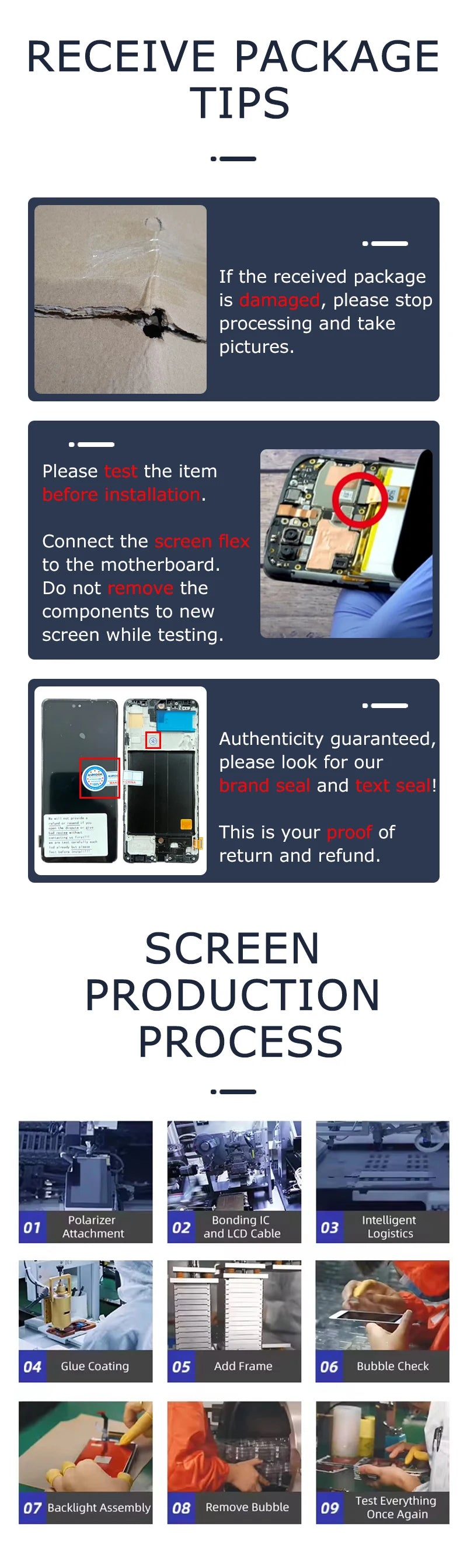 6.5" LCD Display For Samsung Galaxy A12 A125 A12 Nacho A127 M12 M127 LCD Touch Screen Digitizer Assembly Panel LCD Repair Parts