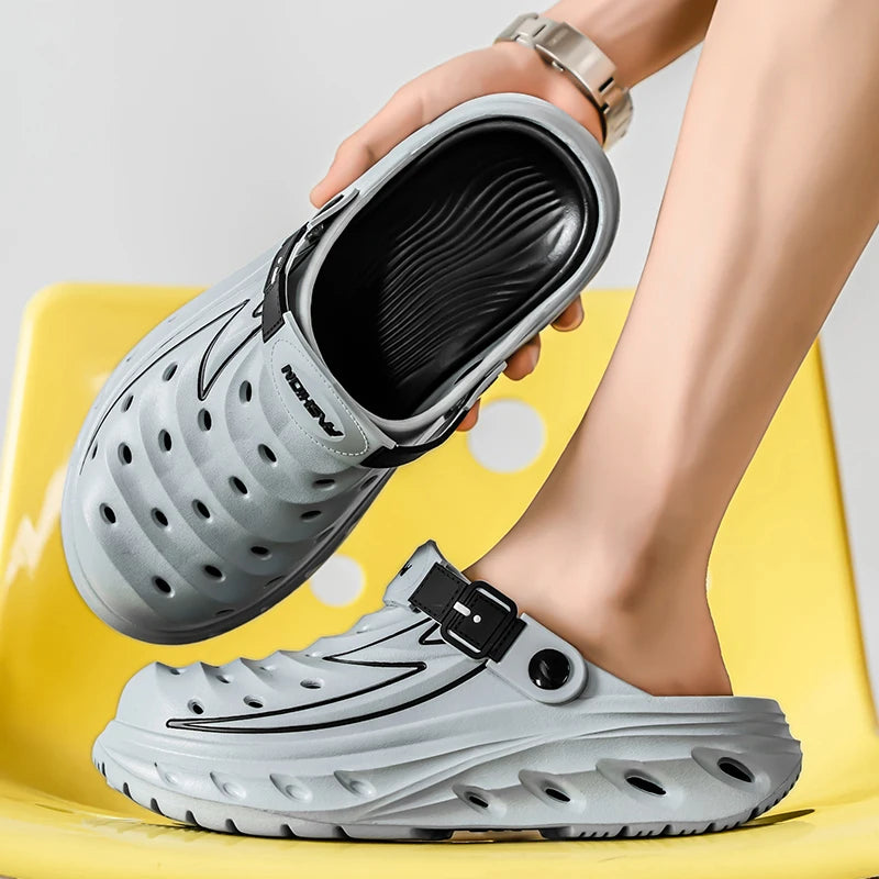 Summer Outdoor Wear for Men and Women, Non-Slip, Anti-Odor, Dual-Purpose, Wear-Resistant Beach Sandals and Slippers