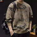 Male Pullover New Sweatshirt Baggy Long Sleeve Sale Emo Luxury Original Quotes Clothing 2025 Funny High Quality Men's T-shirts