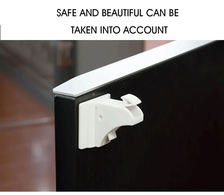Magnetic Baby Proofing Locks Child Safety Latches For Drawers Cabinets Kids Protection Childproof Security Systems Home