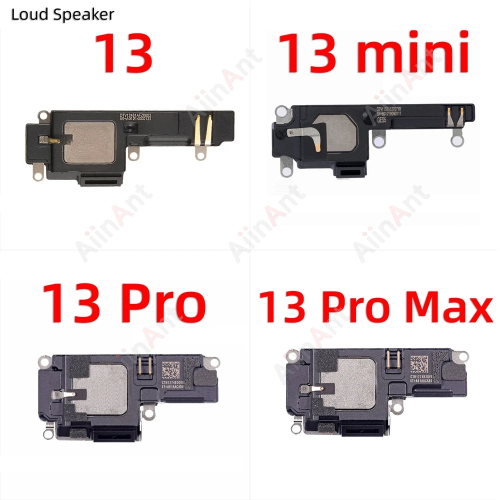 AiinAnt Bottom LoudSpeaker Phone Sound Buzzer Ringer Loud Speaker Flex Cable For iPhone 12 13 14 15 Pro Max mini Plus Spare Part