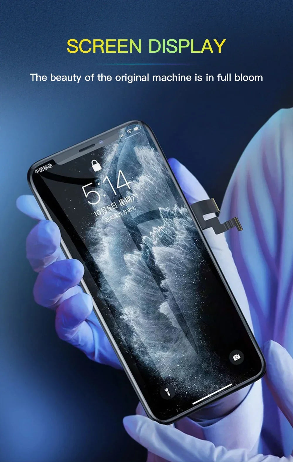 PINZHENG High Quality Screen INCELL LCD OLED For iPhone 14 Pro 15 Plus 13 Pro Max Displays For iPhone Replacement With Tools