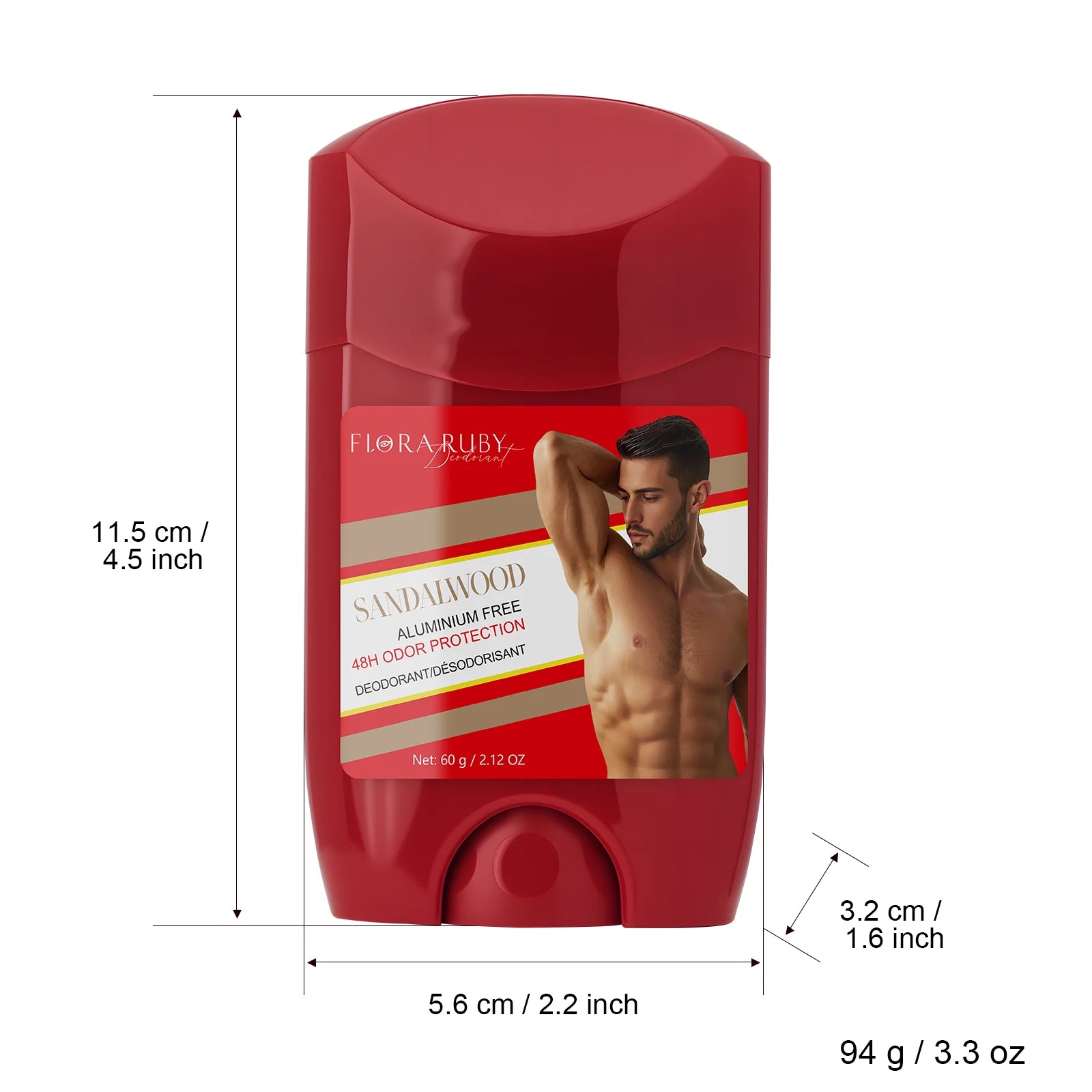 Old Spice Sandalwood Deodorant Men，Body Odor RemoveCream，Aluminum Free，High Endurance，Sweat Defense & Odor Protection，Portable