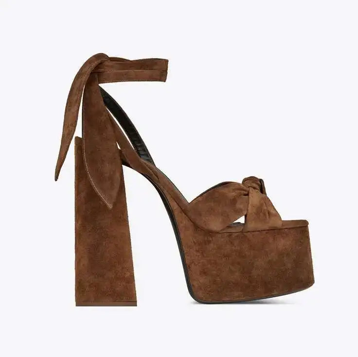 Summer 2025 Platform Sandals High Heels Women Ankle Strap Sandals Women's Sandals Dress Party Shoes