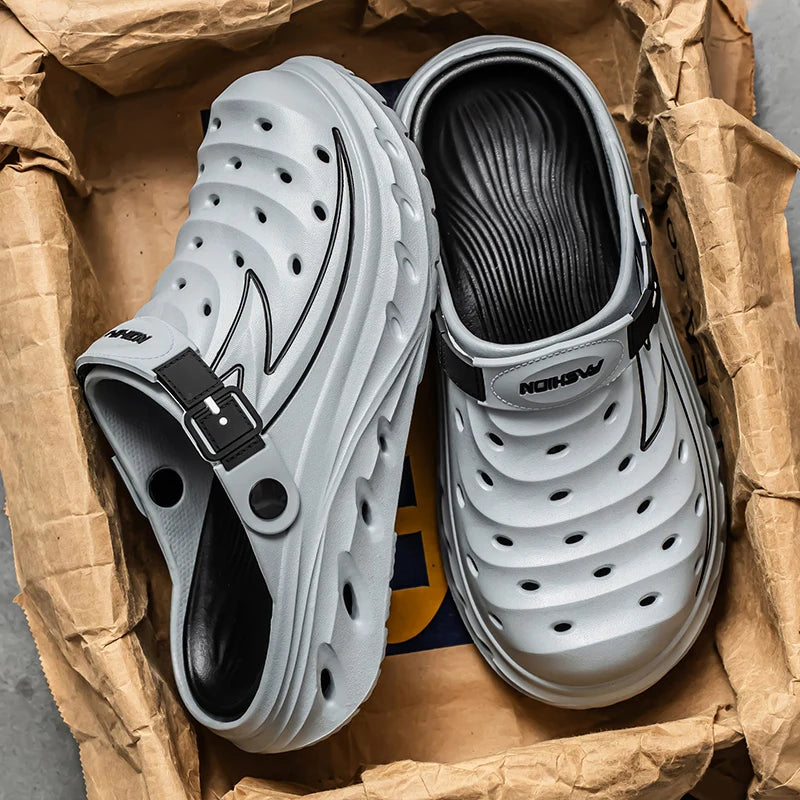 Summer Outdoor Wear for Men and Women, Non-Slip, Anti-Odor, Dual-Purpose, Wear-Resistant Beach Sandals and Slippers