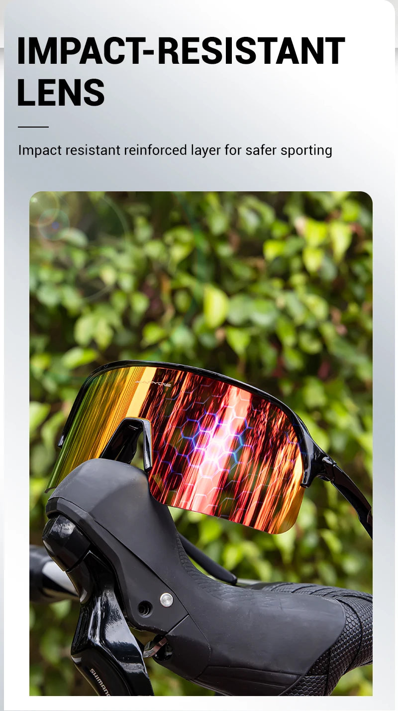 KAPVOE Cycling Glasses Outdoor Sports Bicycle Sunglasses Running Eyewear Men MTB Cycling Sunglasses Women Road Bike Glasses