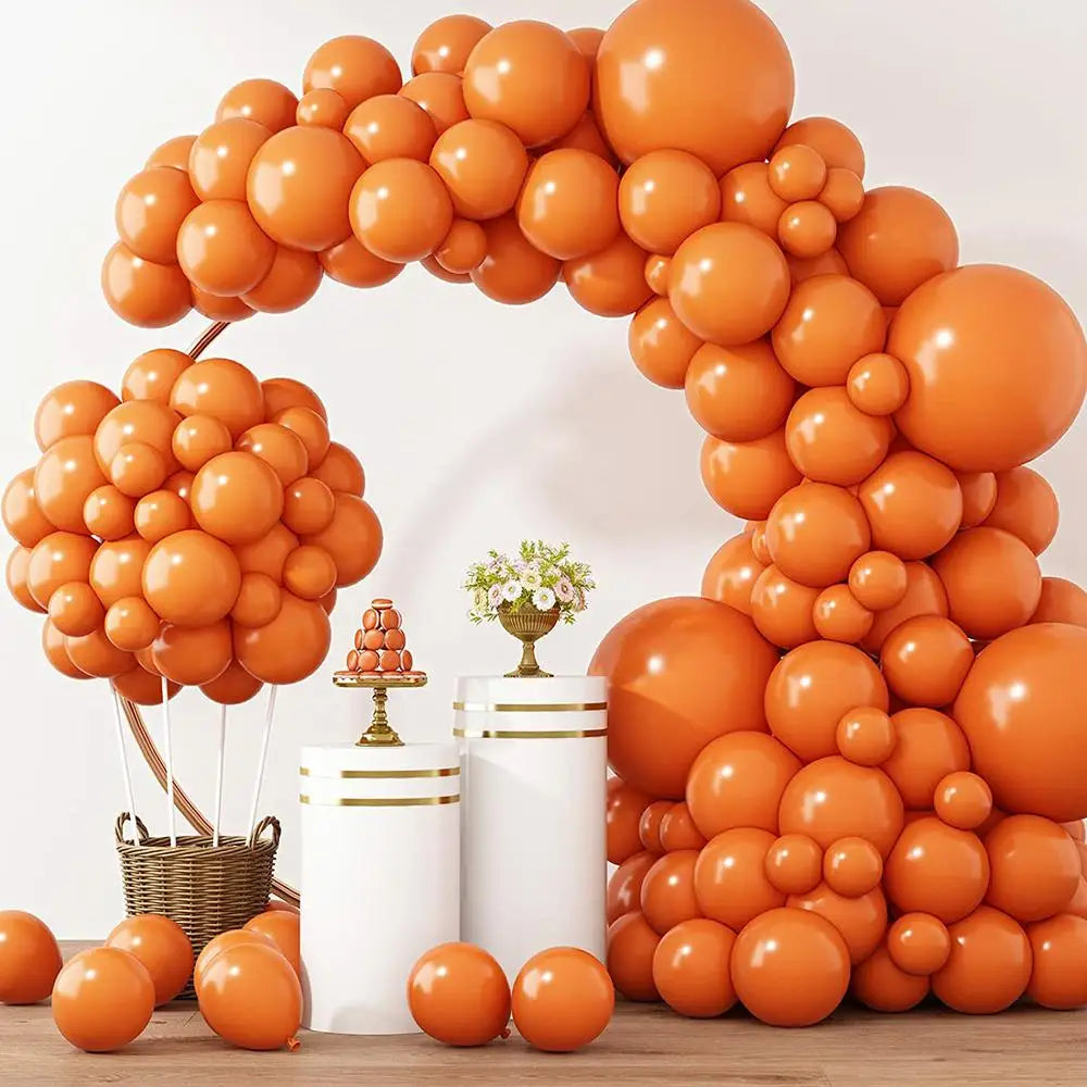 Metallic Gold Latex Balloons Set, Multi-Size Balloon Arch Kit for Birthday Party, Wedding, Graduation, Baby Shower Decorations