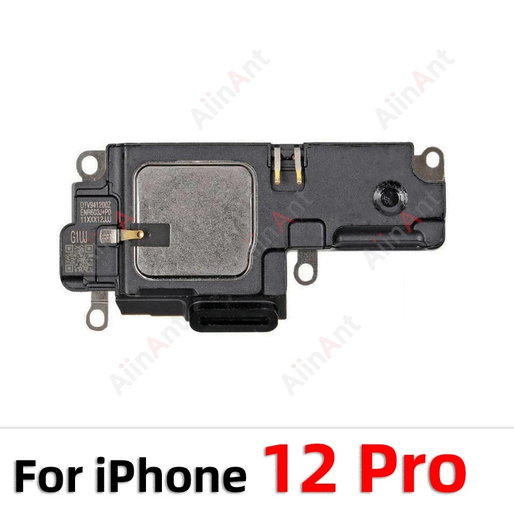 AiinAnt Bottom LoudSpeaker Phone Sound Buzzer Ringer Loud Speaker Flex Cable For iPhone 12 13 14 15 Pro Max mini Plus Spare Part