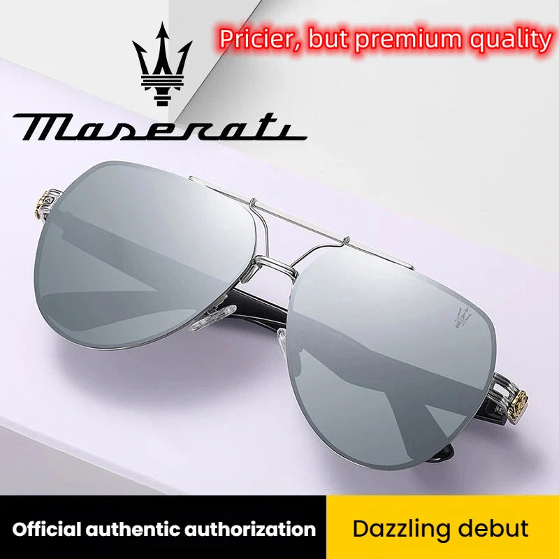 MASERATI Glasses UV400 Luxury Polarized Sunglasses for Men Women Trendy  Driving Glasses High End Fashion Premium Quality