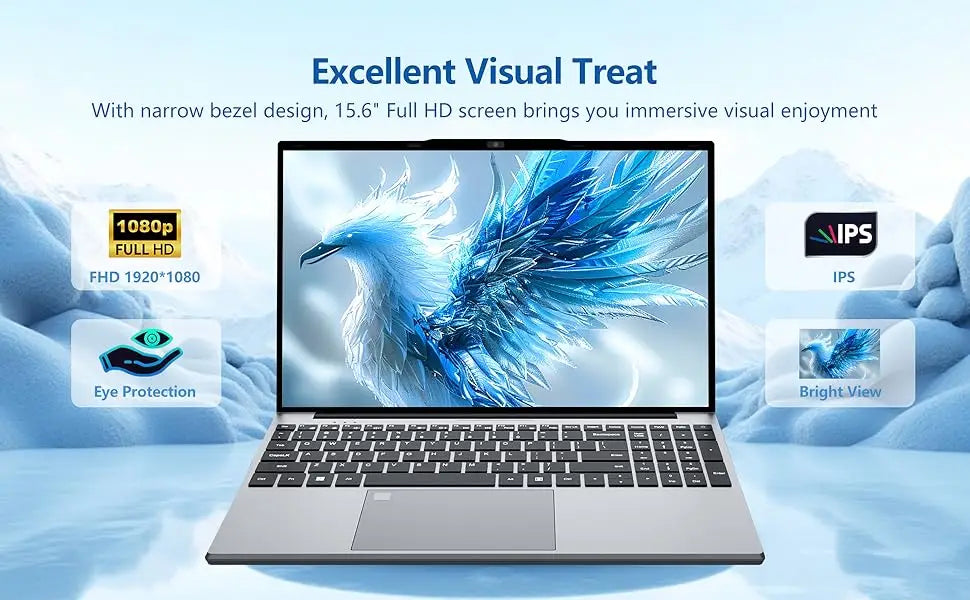 15.6" Gaming Laptop Computer Intel Core i9 10980HK/9900U Windows 11 PC Gamer 16GB RAM Fingerprint Unlock Notebook PC Backlight