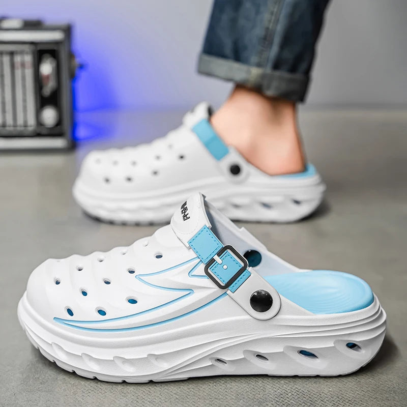 Summer Outdoor Wear for Men and Women, Non-Slip, Anti-Odor, Dual-Purpose, Wear-Resistant Beach Sandals and Slippers
