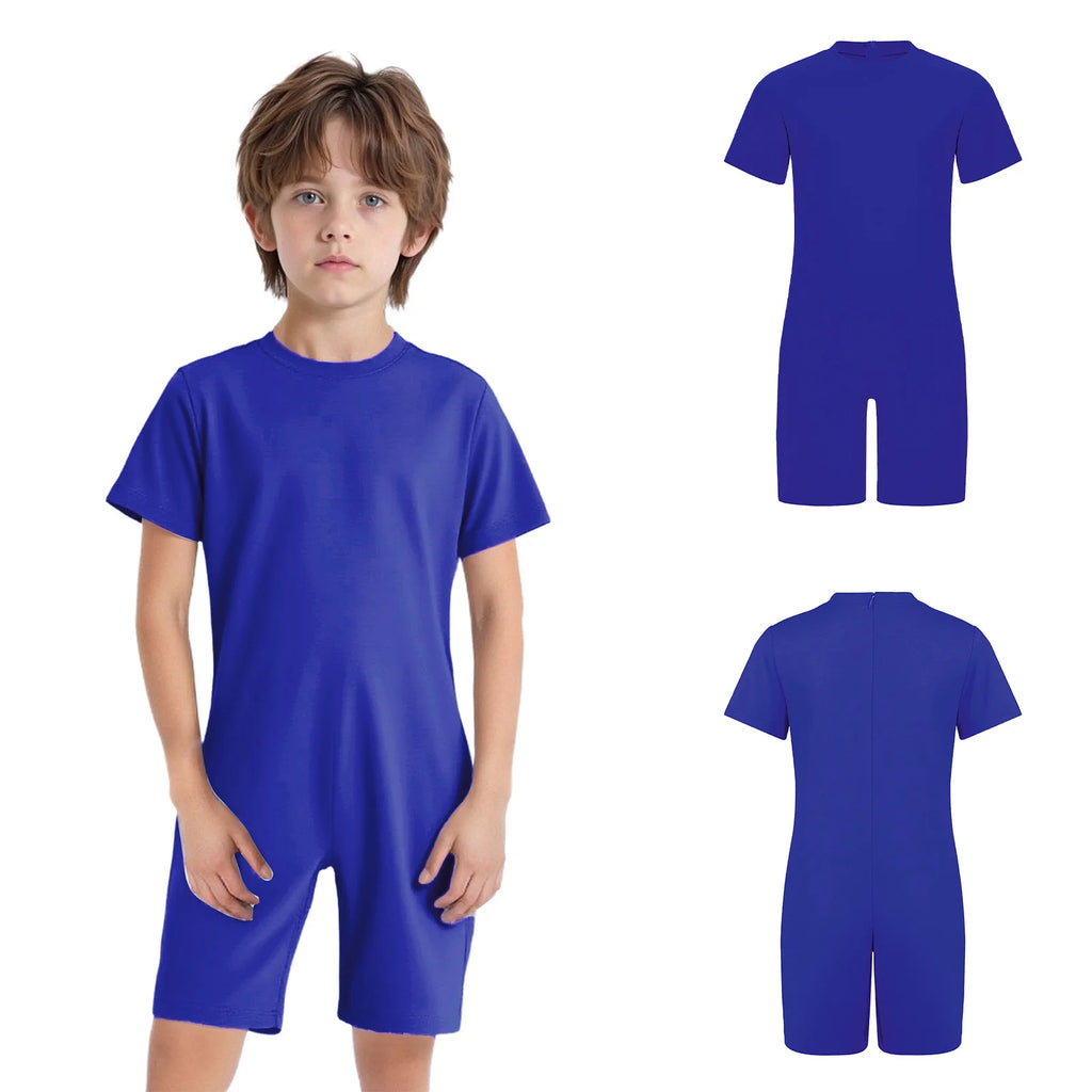 Children Anti-Strip Jumpsuit Kids Special Needs Adaptive Clothing Cotton Rompers Zipper One Piece Jumpsuit for Wearing All Day