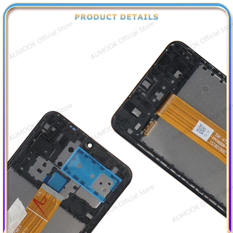 6.5" LCD Display For Samsung Galaxy A12 A125 A12 Nacho A127 M12 M127 LCD Touch Screen Digitizer Assembly Panel LCD Repair Parts