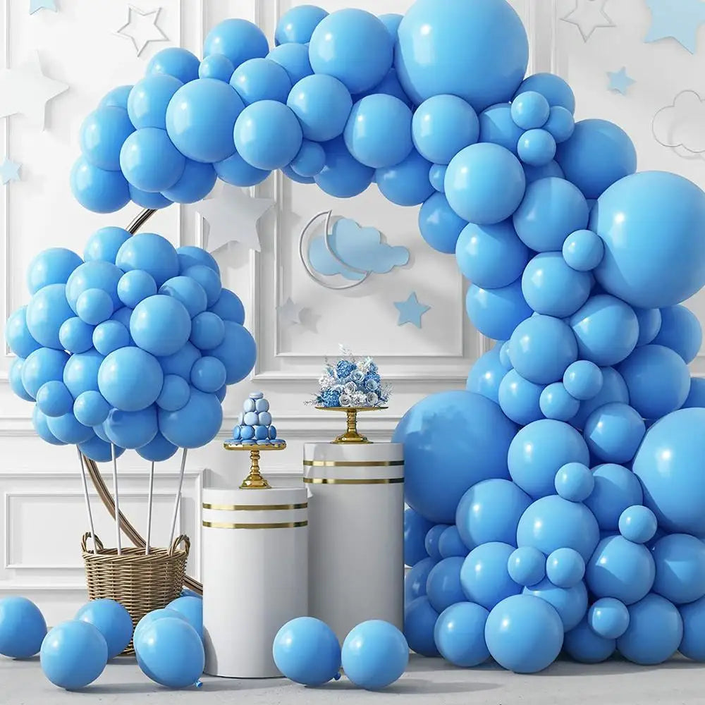 Metallic Gold Latex Balloons Set, Multi-Size Balloon Arch Kit for Birthday Party, Wedding, Graduation, Baby Shower Decorations