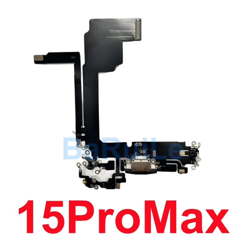 1pcs USB Charging Charger Port Flex For iPhone 11 12 13 14 Pro Max Dock Connector Microphone Headphone Audio Jack Flex Cable