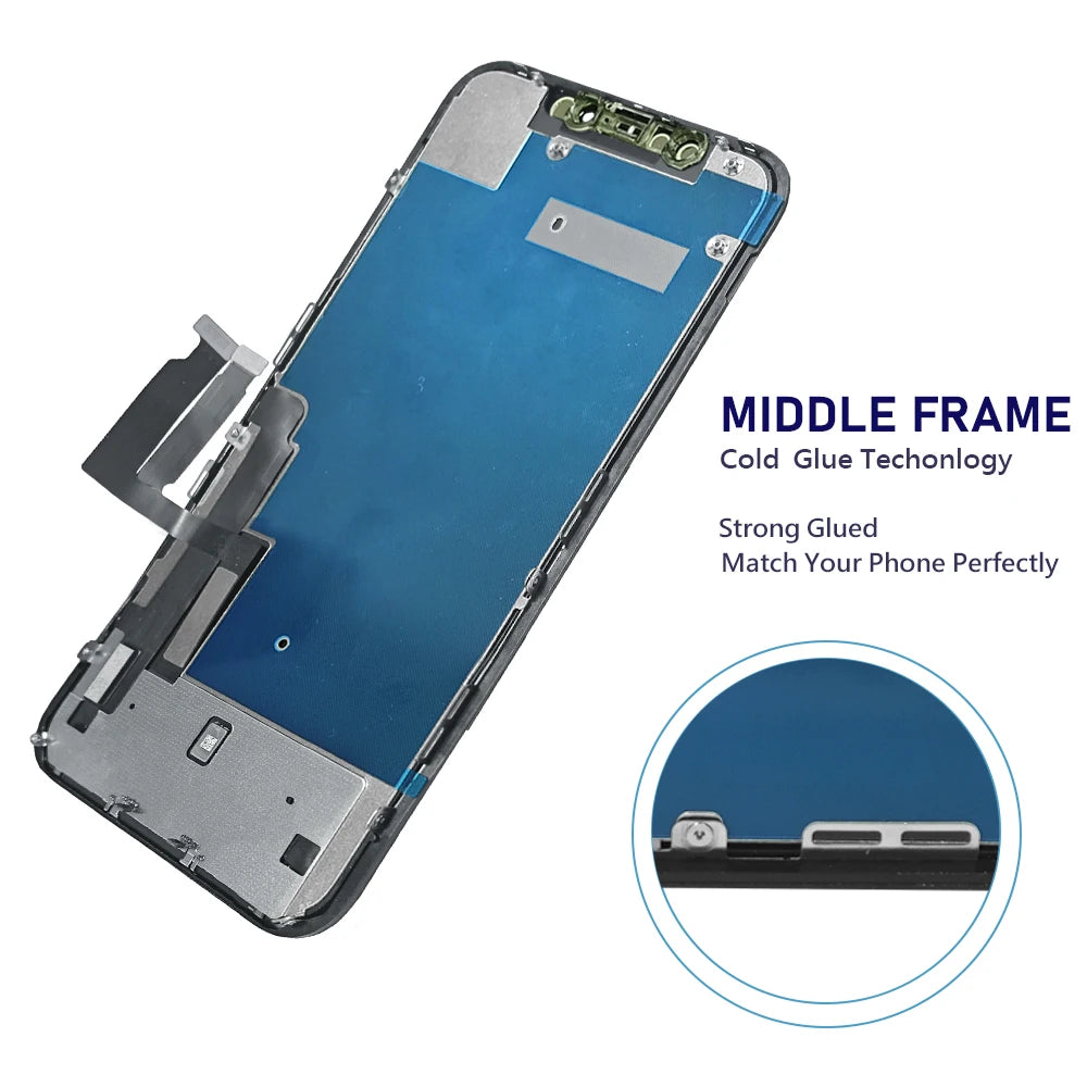 A1984, A2105, A2106 OLED Pantalla for iphone XR LCD Display Touch Screen Digitizer Assembly for iPhone XR LCD Replacement