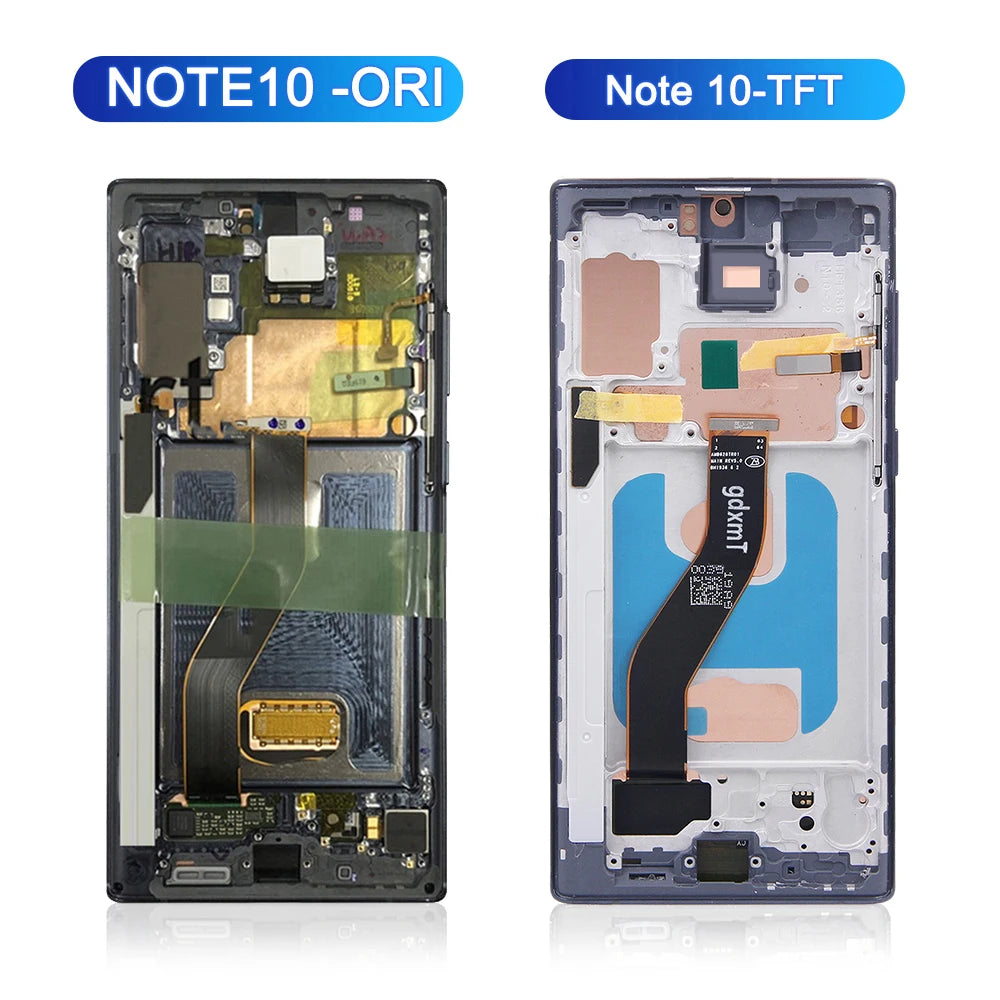 100%Tested Note 10 Display Screen, for Samsung Note 10 N970 SM-N970F SM-N9700 LCD Display Touch Screen Digitizer with Frame