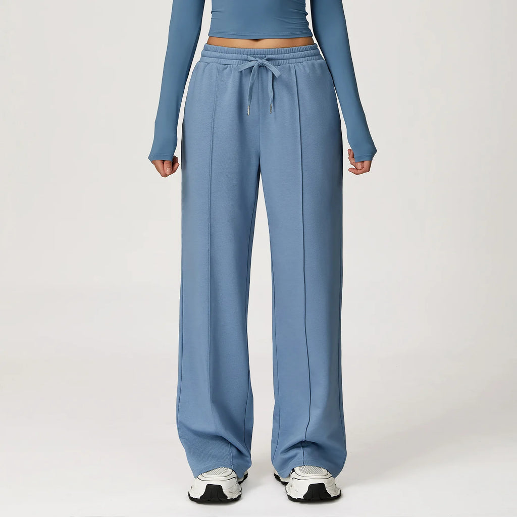 Women's High Waisted Straight pants Sweatpants Casual Yoga Jogger Pants elegant pants Women Pants Yoga With Pockets pantalones