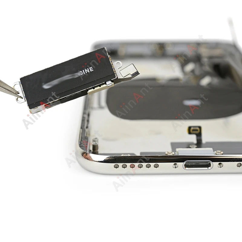 100% Test AiinAnt For TAPTIC ENGINE Vibrator Motor Flex Cable For iPhone 12 13 14 15 Pro Max Plus mini with Sticker Spare Parts