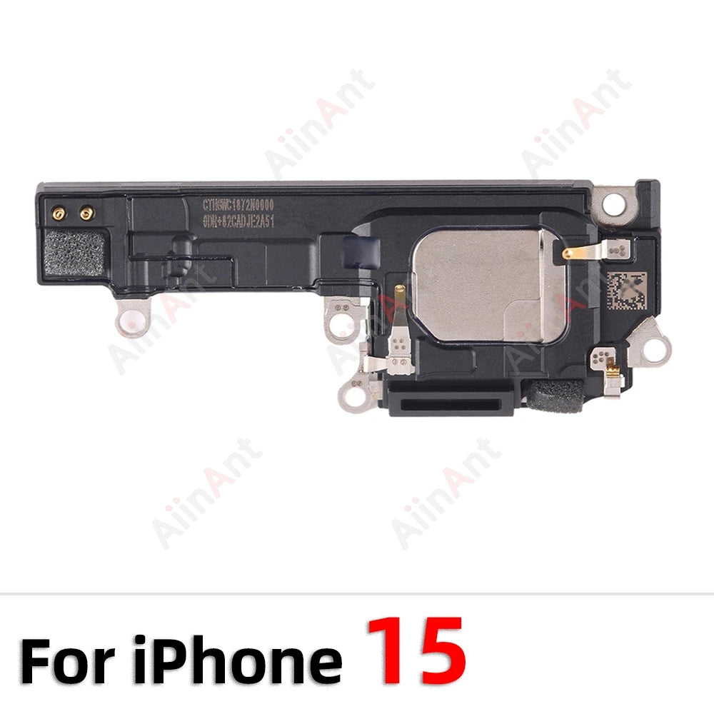 AiinAnt Bottom LoudSpeaker Phone Sound Buzzer Ringer Loud Speaker Flex Cable For iPhone 12 13 14 15 Pro Max mini Plus Spare Part