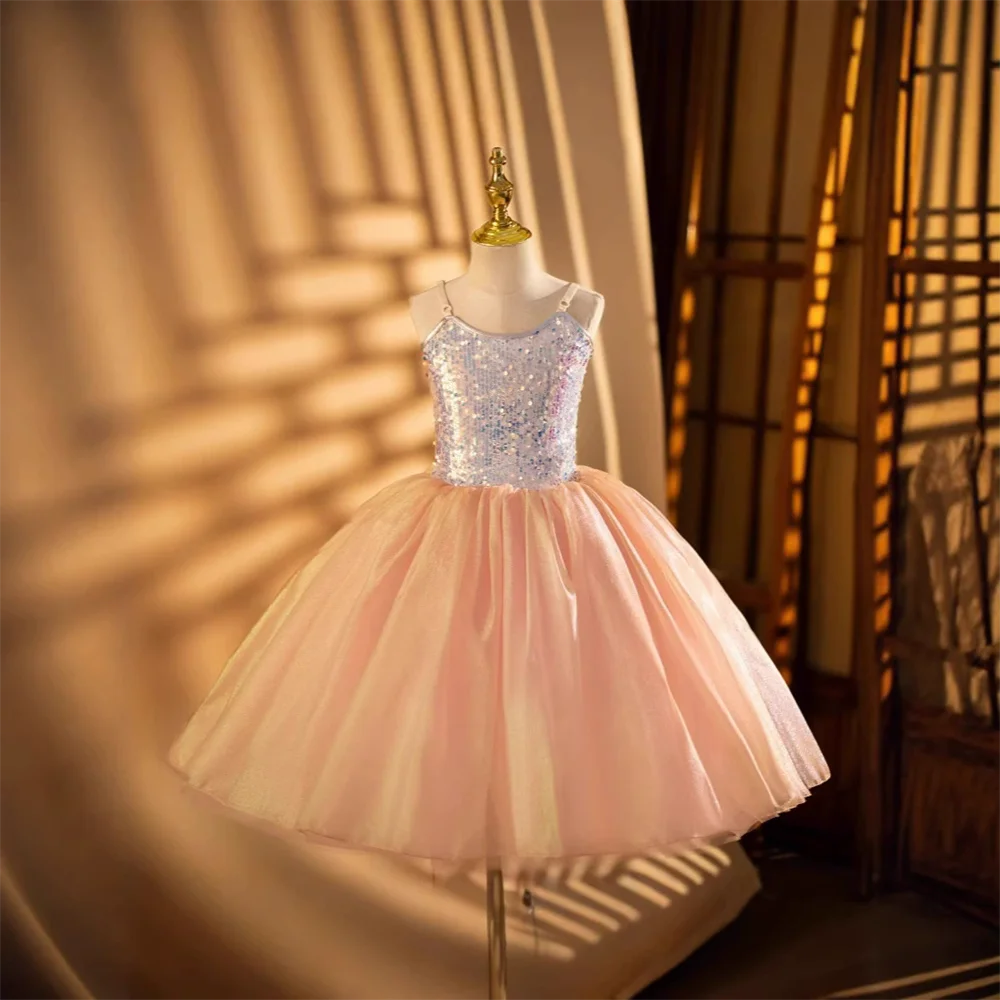 Summer Stage Girl Dress Tutu Ballerine Dance Kids Ballet Leotards Party Baby Dresses Outfit Ballet Girls Clothing Vestidos