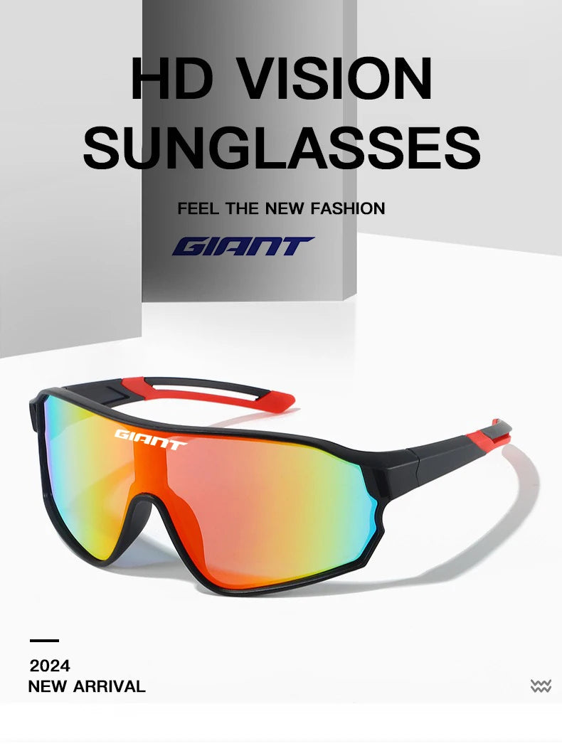 GIANT Cycling Glasses UV400 Anti Fog REVO Lenses HD Clarity MTB/Road Bike sunglasses  men and women