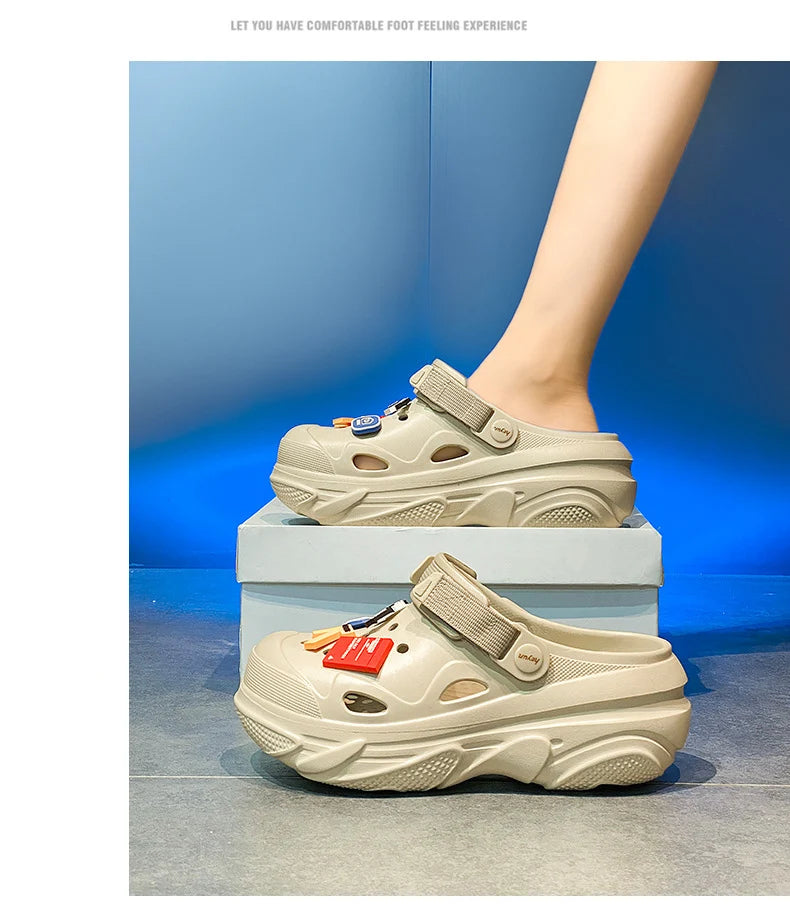 Summer Outdoor Beach Casual Sandals, Lightweight and Breathable Household Shoes, Anti Slip and Breathable Fishing Slippers