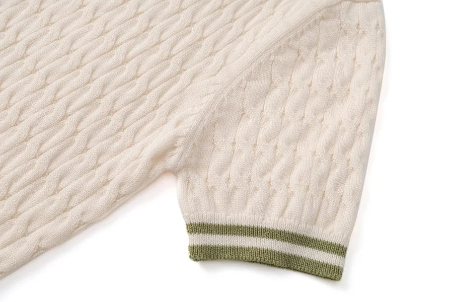 Clearance sale AS SS25 summer cable knitting collection high quality 100%  boys girls clothes family look