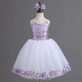 Summer Stage Girl Dress Tutu Ballerine Dance Kids Ballet Leotards Party Baby Dresses Outfit Ballet Girls Clothing Vestidos