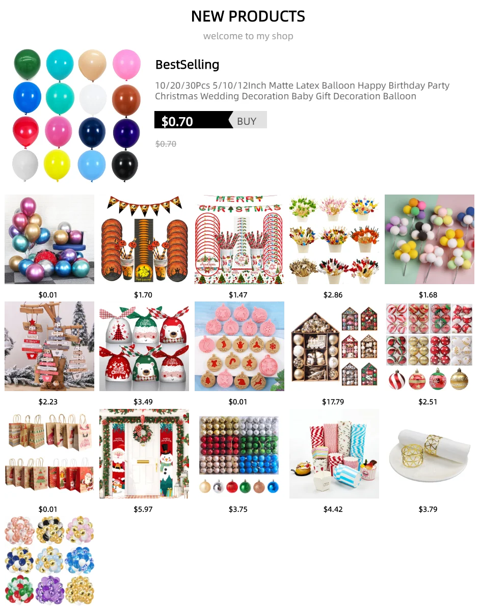 10/20/30Pcs 5/10/12Inch Matte Latex Balloon Happy Birthday Party Christmas Wedding Decoration Baby Gift Xmas Decoration Balloon