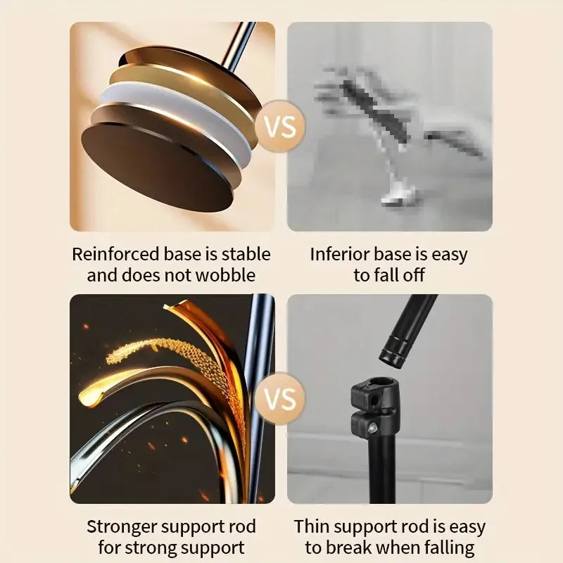 360° Rotatable Anti-Slip Base Desktop Holder Foldable Adjustable Mobile Phone Bracket Phone Video Live For iPhone Samsung Xiaomi