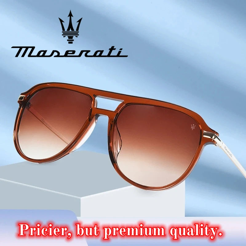 MASERATI Glasses UV400 Luxury Polarized Sunglasses for Men Women Trendy  Driving Glasses High End Fashion Premium Quality