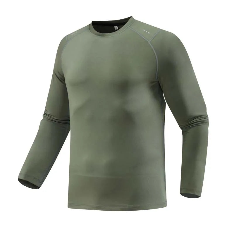 Pullovers Shirts Long Sleeve Breathable Jersey Sun Protection Male Outerwear Jogging Sport Clothing Men Training Quick Dry Tops