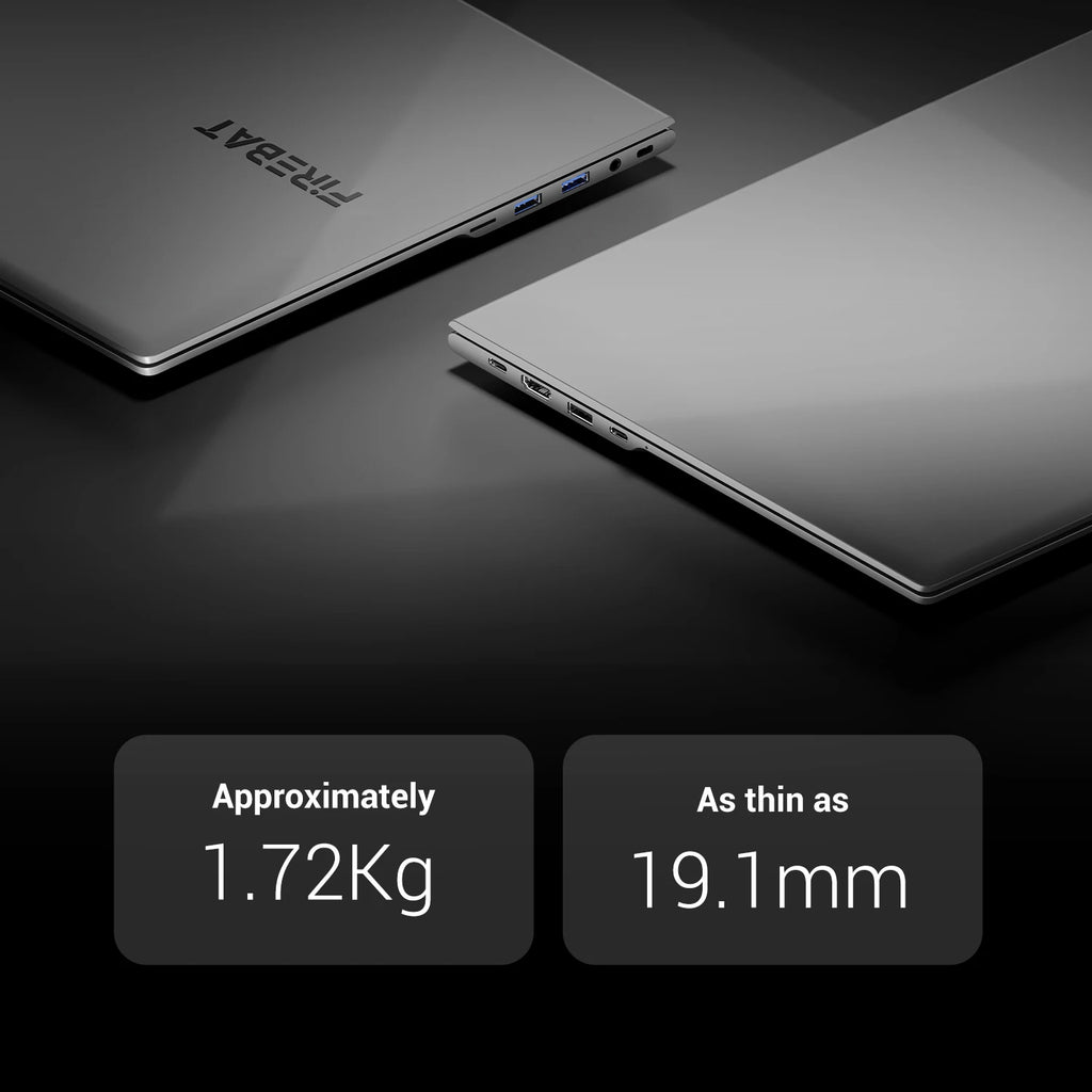 FIREBAT U6B 16 Inch Laptop Ryzen7 H255 CPU DDR5 16GB RAM 512GB ROM 2.5K 120Hz Windows11 Wifi6 BT5.2 Gamer Bussiness Notebook