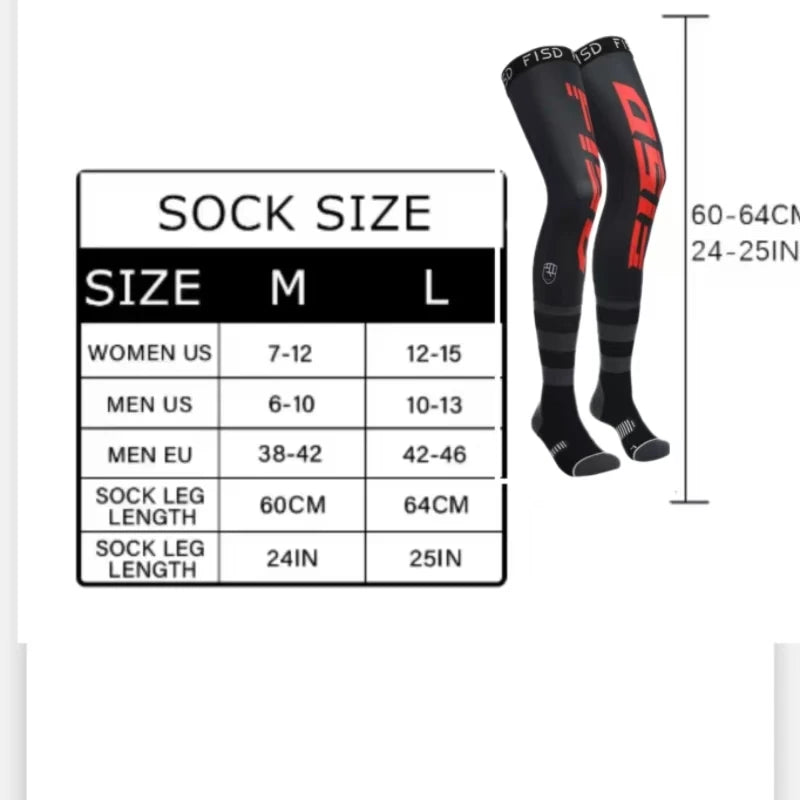 2025 FISD off-road motorcycle riding long socks eight color bicycle riding long socks fast drying breathable