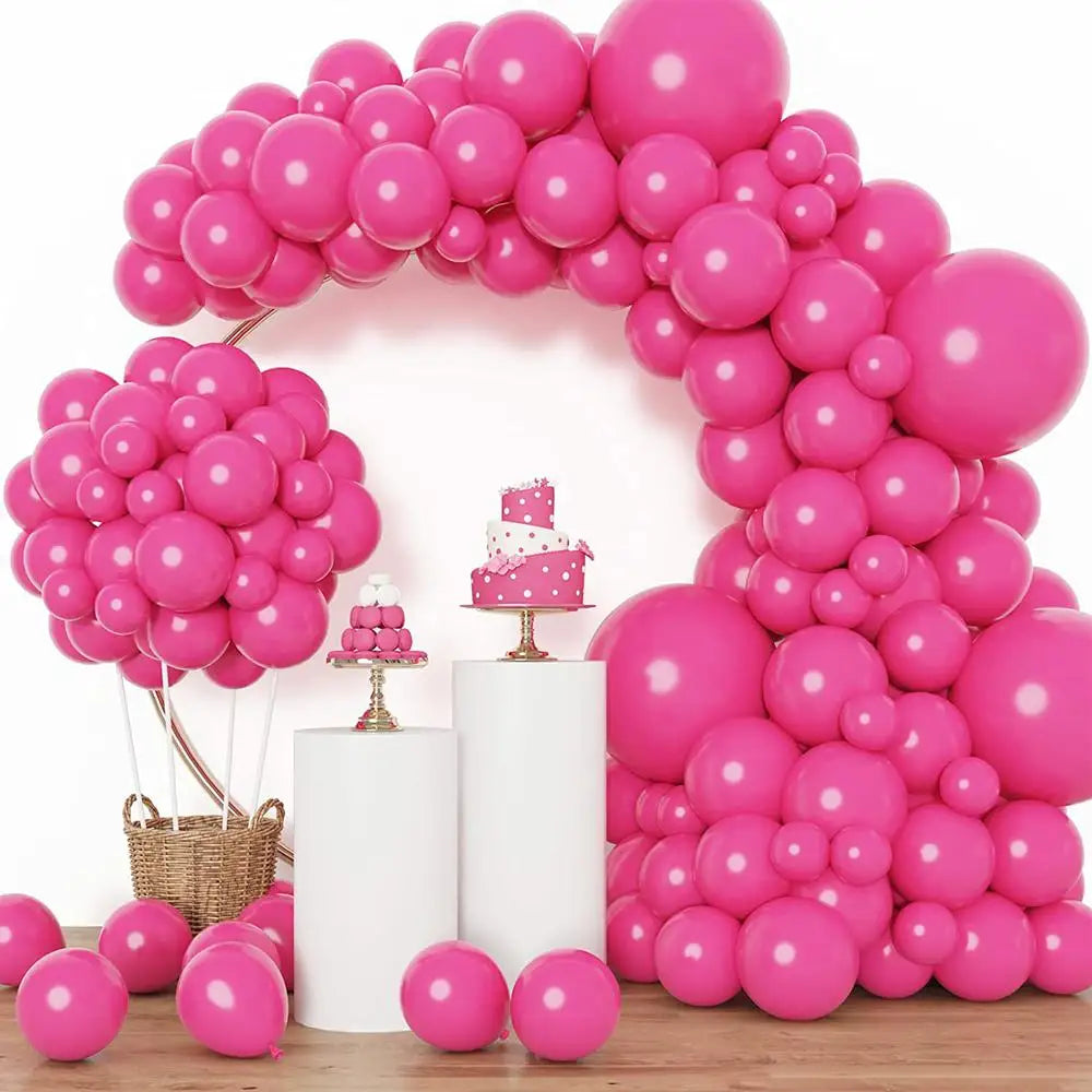 Metallic Gold Latex Balloons Set, Multi-Size Balloon Arch Kit for Birthday Party, Wedding, Graduation, Baby Shower Decorations