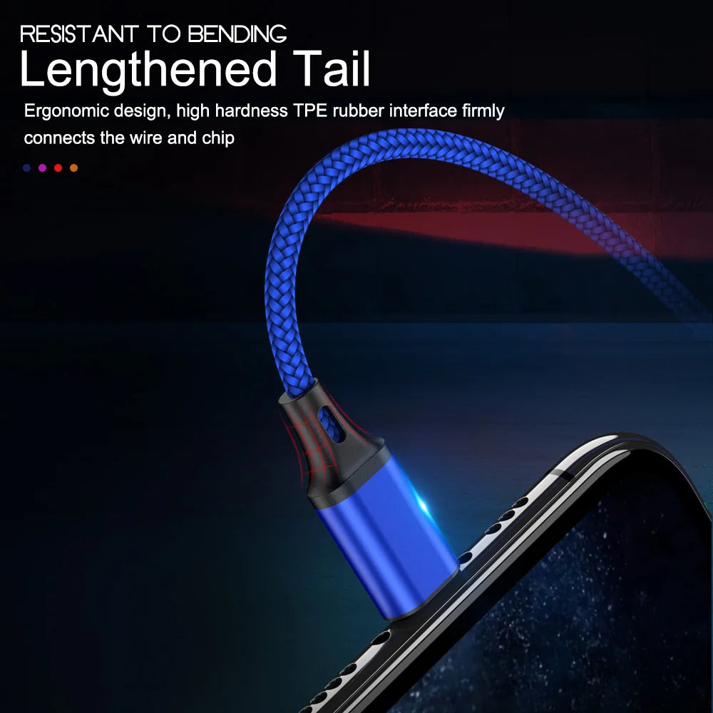 USB Cable For iPhone 11 12 13 14 Pro Max 6 7 8 Plus X XS XR  SE 1m 2m 3m Long 0.25m 0.5m Short iOS Data Charger Cord Fast Charge