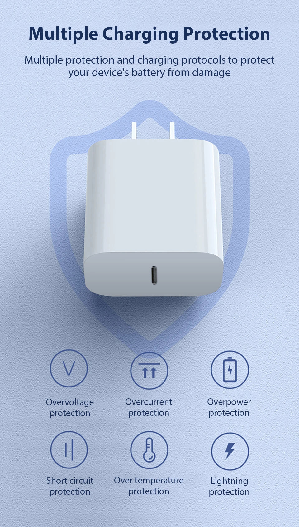 30W PD Fast Charger For iPhone 14 13 12 USB C To Lightning Quick Charging Cable For iPhone 17 16 15 Pro Max Type C Power Adapter