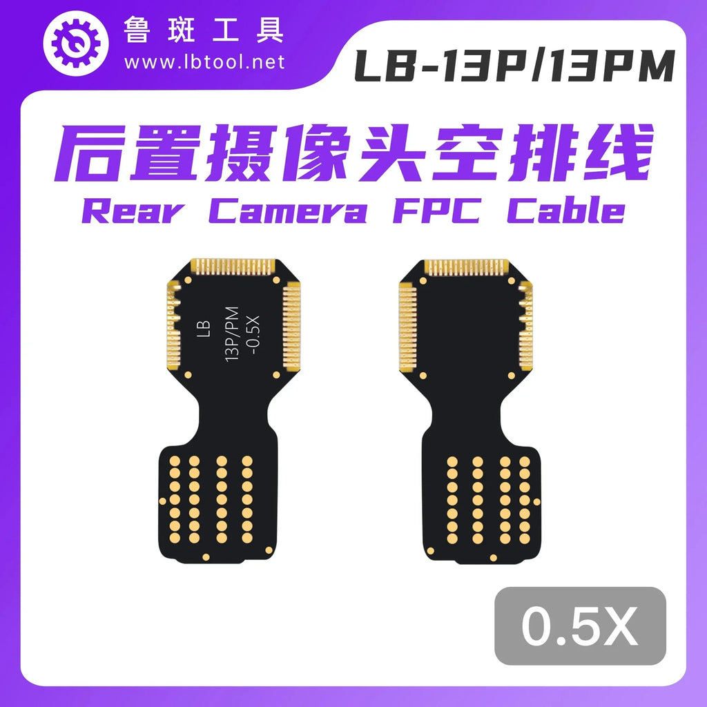 Luban Rear Camera Empty FPC Cable For  12 13  Pro Max Mini Rear Camera Replacement Soldering Repair Flex  phone parts wholesale