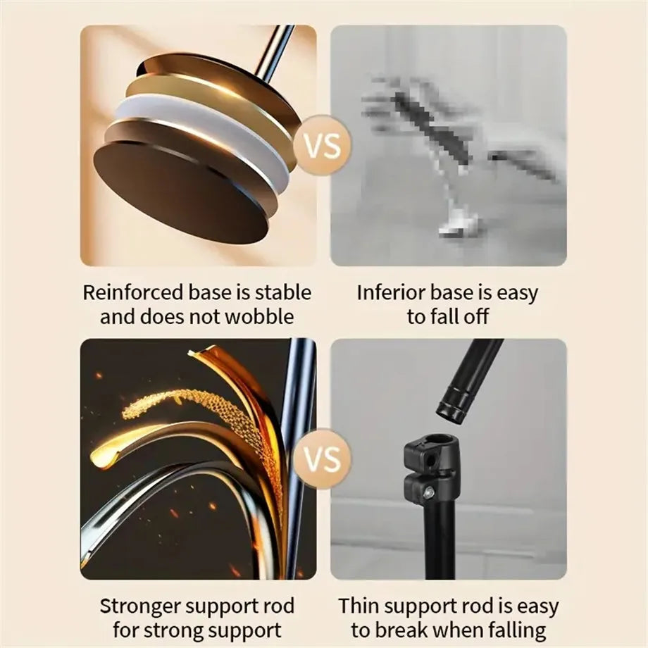 360° Rotatable Anti-Slip Base Desktop Holder Foldable Adjustable Mobile Phone Bracket Phone Video Live For iPhone Samsung Xiaomi