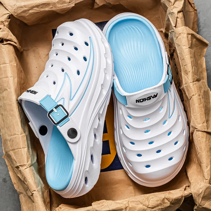 Summer Outdoor Wear for Men and Women, Non-Slip, Anti-Odor, Dual-Purpose, Wear-Resistant Beach Sandals and Slippers