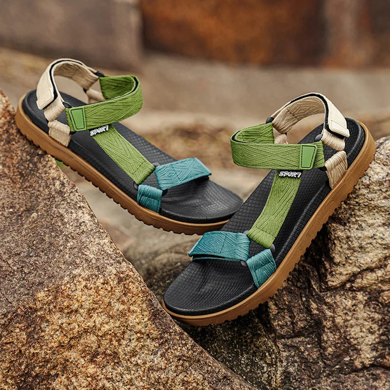 Summer Men Sandals Fashion Leisure Beach Holiday Sandals for Men's Lightweight Shoes New Outdoor Comfortable Casual Sandalies